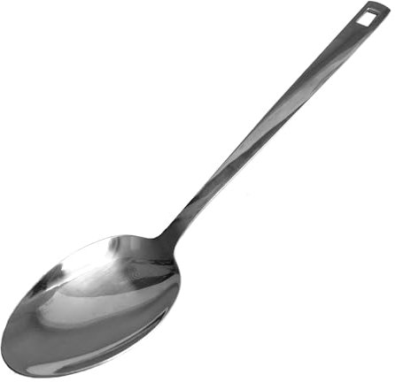 Fackelmann Cucchiaio per servire, materiale in acciaio inossidabile riciclato, alto spessore, elegante lucidatura, materiale lavabile in lavastoviglie, dimensioni 35 x 7 cm