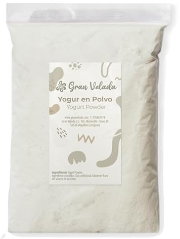 Gran Velada - Joghurtpulver 250 gr | Natürliche Zutat für Kosmetik, Hautpflege & Haarpflege, Feuchtigkeitsspendend, Revitalisierend, Ideal für Masken, Seifen und Cremes, 0 Rohstoff