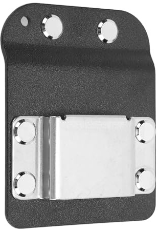 Aramox Fondina Portautensili Porta Metro a Nastro in Acciaio Inossidabile con Design Antiscivolo per Falegnami Elettricisti, Morsetto/supporto per Cintura per Trapano Leggero