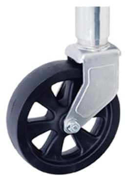 NYTFHMS Bolt-On Swivel Tongue Jack - Boat Trailer Jack with Wheel, Swivel Trailer Jockey Wheel, Heavy Duty Boat Trailer Towbar Bracket with 20Cm Wheels, 680Kg, for Boa