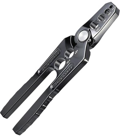 Alicates de reparación de tuberías de cobre, herramienta de redondeo de tubos de aleación de aluminio de 6 agujeros, herramienta de reparación manual de tubos de cobre, para instalaciones de