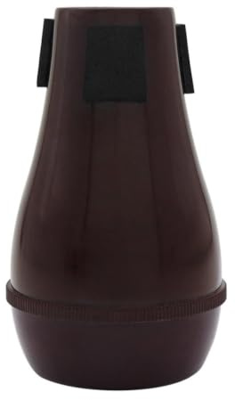 Trombone Practice Mute for Silent Practice, Easy Installation Abs | Portable Sound Attenuation, Trombone Accessory, Suitable for Trombone Use, Dark Red Finish