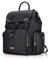 Hafmall Nappy Changing Bag Backpack, Waterproof Stylish Baby Diaper Bag with Insulated Bottle Pockets for Travel (Black)