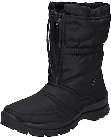 Westland Damen Snowboots Grenoble 118,Weite G (Normal),Wechselfußbett,wasserdicht,Schneeschuhe,Thermostiefel,Canadians,schwarz,41 EU / 7 UK