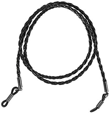 Brillenband aus PU-Leder Gr. Einheitsgröße, Schwarz