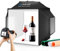 Upgrade Light Box Photography with 480 LED Lights, PULUZ 16x16 Studio Box, Professional Photo Light Box Tent Kit with 3 Light Panels 5500K & 4 Color PVC Backdrops for Product and Jewelry Photography