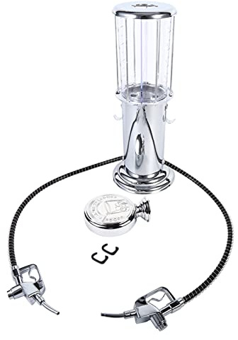 Bar Ausstattung Doppel Pistole Metall Gas Pumpe Zapfpistole Bier Wein Spirituosen Spender Soda Getränk Gießer für Bars Restaurants und Home Entertaining