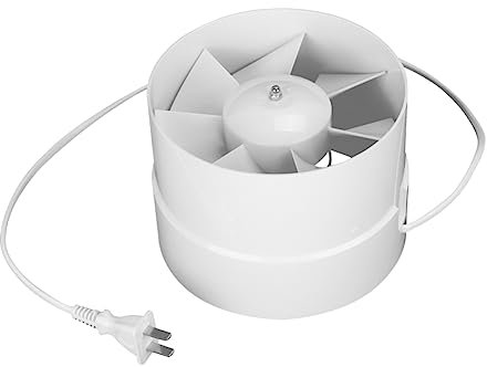 DOITOOL Circular Exhaust Fan Ventilation for Kitchen Bathroom Ceiling Toilet Pvc Ducting Compatible