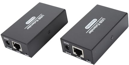 Extensor usb 2.0 hasta 120 M sobre Cat5e/6/7, 4 Puertos, Extensor USB Ethernet RJ45, para OS X