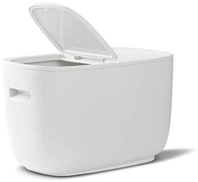 KANBUN Feuchtigkeitsdichte, versiegelnde Aufbewahrungsbox für Katzen- und Hundefutter, Behälter, Eimer mit Messbecher, Wasserspender für Haustiere im Freien, Reise-Futternäpfe für Hunde,