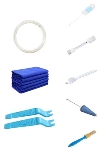 Fukamou Reinigungsset Für Split-Klimaanlagen - Wandmontiertes Klimaanlagen-Reiniger-Kit | Wandmontiertes Staubwasch-Reinigungsset Für -Klimaanlagen Mit Wasserrohr, Klimaanlagen-Servicetasche Für