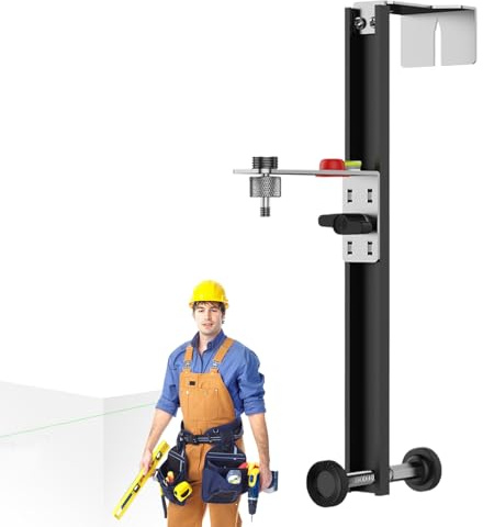 Soporte de montaje de nivel, soporte de nivelación de carpintería ajustable, accesorio de mejora de la casa para construcción, carpintería, colocación de suelo, instalación de techo, decoración del