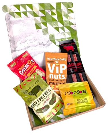 Penny Post Just Add Beer – Letterbox Snack Hamper for Beer Lovers with Savoury Treats – Father’s Day Gift, Birthday Present or Thinking of You Food Box