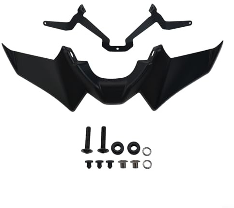 TONIXY Deflector de alerón Delantero para MT-07 2021-2023, diseño aerodinámico, Kit de instalación Completo Incluido, no se Puede Pintar
