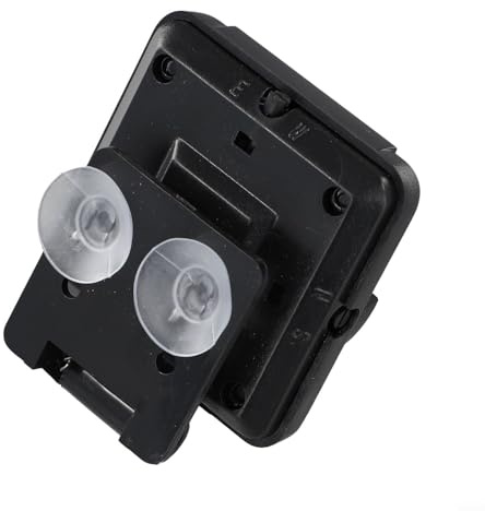 Yhenlovtt Professioneller Navigations-Wanderkompass für Auto, Fahrrad, Ball, Radfahren und Armaturenbrett, Richtung für Marine, schwarze ABS-Acryl-Konstruc