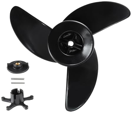 RATCHROLL MGA089B Helice A 3 Pales pour Moteur De Navigation pour MotorGuide 3.5 Motor Diameters, Helice Machete III pour Moteur Hors-Bord pour MotorGuide R3 55lb, W55, Xi5 36v, 75
