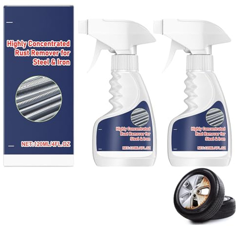 SEMINISMAR Dissolvant de Rouille en métal Robuste,Dissolvant de Rouille Haute Performance pour métal,Quick and Powerful Rust Removal,Dissolvant de Rouille Haute Performance pour métal,240ml