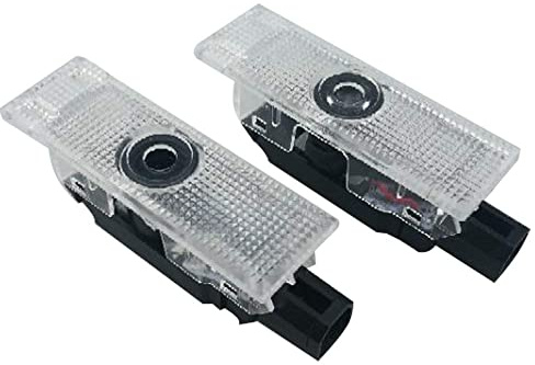 2 Pezzi Luci Proiettore Portiera Auto, Luce LED Benvenuto Logo Compatibile con Audi Q3/SQ3/RSQ3 2012-, Illuminazione Sottoscocca Veicolo
