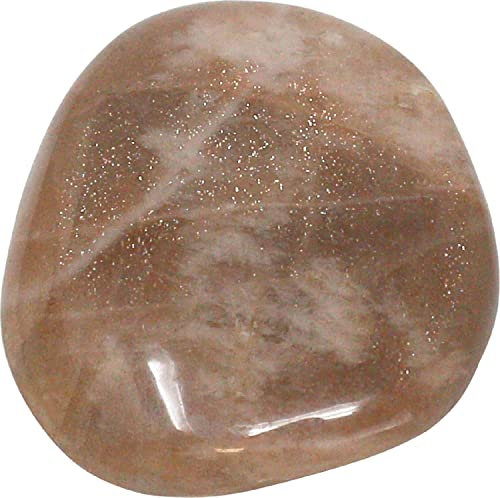 Mondstein Taschenstein, 1 Stück, 4 cm/Handschmeichler Trommelstein im Samtbeutel