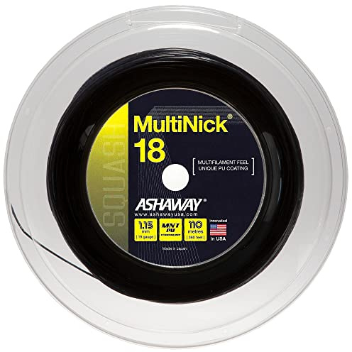Ashaway 18 Gauge Squash String with MultiNick Technology