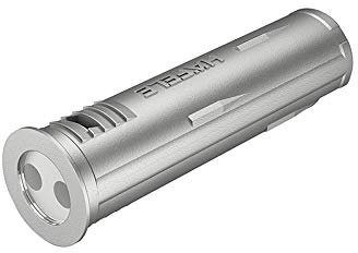 Hafele Interrupteur de porte LED modulaire pour utilisation avec capteur Loox Lights - Argenté - Mécanique - Bouton poussoir - Automatique