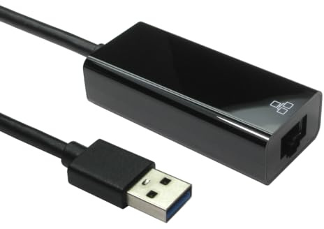 RS PRO USB Network Adapter Male USB 3.0 A USB A B Ethernet Female Connector 1