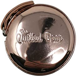 The Quilted Bear Circular Tape Measures - Circular Retractable Tape Measure with Double Sided Metric & Imperial Measuring Tape for Sewing, Tailors or as a Body Tape Measure 150cm/60 (Rose Gold)