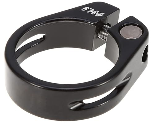 Mountainbike-Sattelstützenklemme 34,9 mm Aluminiumlegierung 5 Farben (34,9 mm schwarz)
