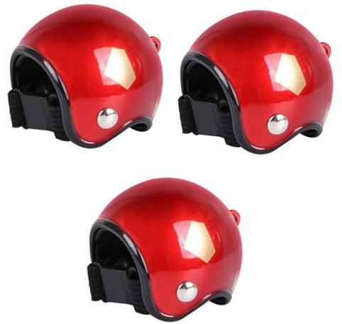 Angoily 3stücke Funny Safety Helmet Toy Für Sugar Glider Sichere Und Umweltfreundliche Haustier-schutzhelm-Spielzeug Requisite Für Fotos Und Spaß Geeignet Für Kleine Haustiere