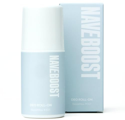 Naveboost Deo Roll-on – Langanhaltende Frische & angenehmes Gefühl – Aluminiumfrei, Antimikrobiell – Mit Vitamin E, Silber & Zitronenmyrte – Vegan, Natürlich – 50ml