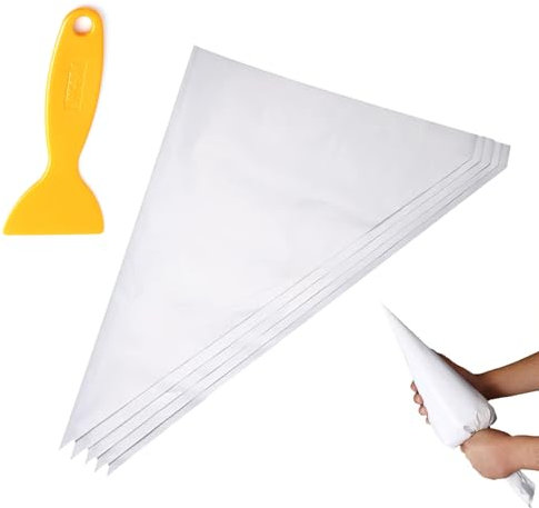 Poche a Joint,Sac de Mortier,Poche a Douille Maconnerie,Sac de Coulis,Poche à Jointer,Sac de Scellant de Ciment Résistant aux Déchirures et à la Perforation,Sacs de Coulis Professionnels,5 Pièces