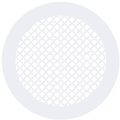 PATIKIL Cubierta de Rejilla de Ventilación para Abertura de Conducto de 9.5 Vidrio Acrílico (PMMA) Cubierta Decorativa de Agujero de Pared y Techo para Ventilación del Hogar