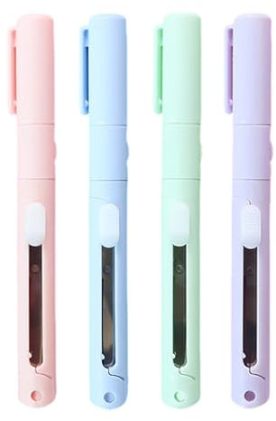 CHROMACRAFT Ciseaux Portables 4 Pièces, Outils De Coupe À Main, Outils Créatifs, Ciseaux Pliables