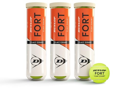 Dunlop Tennisball Fort Clay Court - Der Profi auf dem Sandplatz
