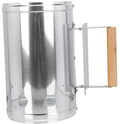 Garneck 1Pezzi Avviamento per Barbecue Accensione Uniforme Materiale Design con Insenature Aria Ossigenazione Accessorio