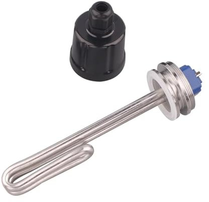 Calentador De Agua Eléctrico De Inmersión De Triple Abrazadera De 1,5 Con Resistencia De 120 V Y 1500 W Y 1650 W.(Heater only,120V_1500W L170MM)