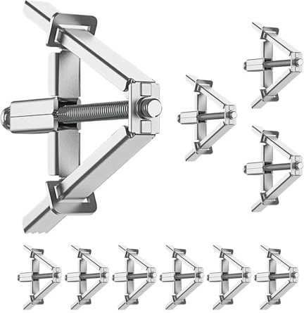 Unterputz Dosen Reparatur Set,10 Stücke Steckdoseneinsatz Reparatur Set - Instandsetzung 86/118 Typ Unterputzdose für Bauprojekte Handwerker Montage - Für Handwerker Montage Wartung Instandsetzung