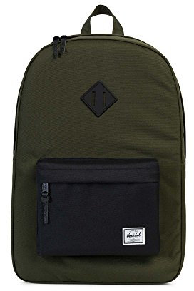 Herschel Supply Mochila Co.Heritage., Forest Night/Black/Black Rubber (Verde) - 10007-01572-OS