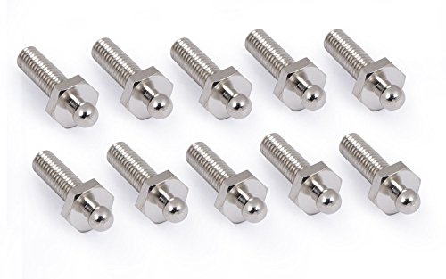 10 x Tenax Gewindeschraube M5 x 16 mm Messing vernickelt