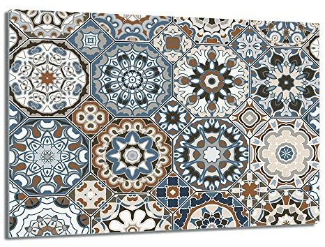 TMK ArtDeko – Tabla de cortar de cristal – Tabla de cortar de cristal para la cocina 30 x 22 cm – Robusta, higiénica y antideslizante – Tabla de cortar de cristal – Superficie de trabajo adicional