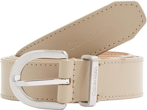 Calvin Klein Damen Ck Must Metal Loop Rnd Belt 25mmk60k610158 Gürtel (1er Pack)