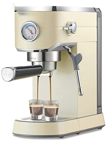 DieffematicKF Coffee Machines Espresso Coffee Machine Milk Frother/Steam Wand For Latte And Cappuccino (Color : Capsule Portafilter, Size : US)