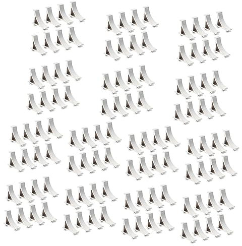 ABOOFAN 112pcs Freezer Shelf Clips Refrigerator Support Hooks Cooler Shelf Brace Freezer Clips for Aluminium Use in Fridge Storage