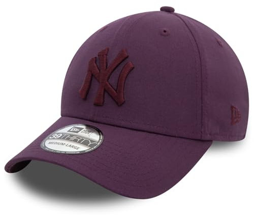 New Era 39Thirty Uni Ess Yankees KepsEra Damer/Herrar - fullcap basebollkeps med skärm, Sluten på baksidan Sommar-Vinter Vår Sommar Höst Vinter - S/M (54-57 cm) lila