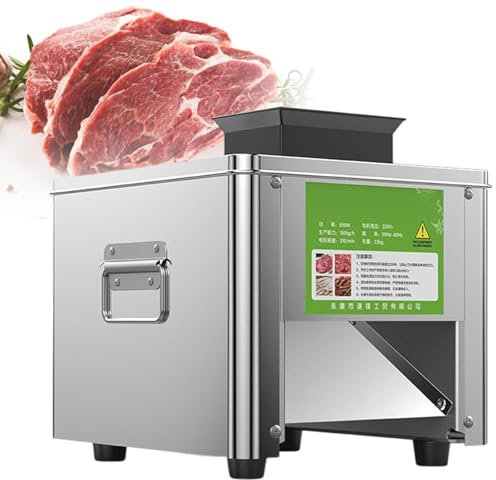 Cortadora De Carne Comercial, Cortadora De Carne EléCtrica, MáQuina Cortadora De Carne Triturada Con Cuchilla Desmontable, MáQuina Cortadora AutomáTica De Verduras,220V