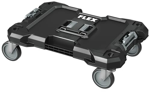Flex - Stack Pack Trolley auf Rollen für Werkzeugset und Arbeitszubehör - Robuster Aufbewahrungswagen auf Rollen - Tragkraft bis 115 kg - Inklusive 4 robusten Lenkrollen und mehr