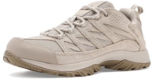 Columbia Women's Crestwood Hiking Shoe, Soft Taupe/Pebble, 9