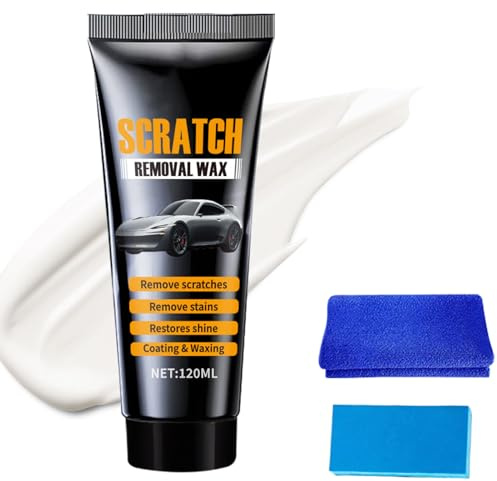 Bvizyelck De Eliminación De Rayaduras - 120 Ml Pulimento Para Pintura,Eliminación De Rayones De Coche,Para Restauración, Protección Exterior, Interior Y Faros