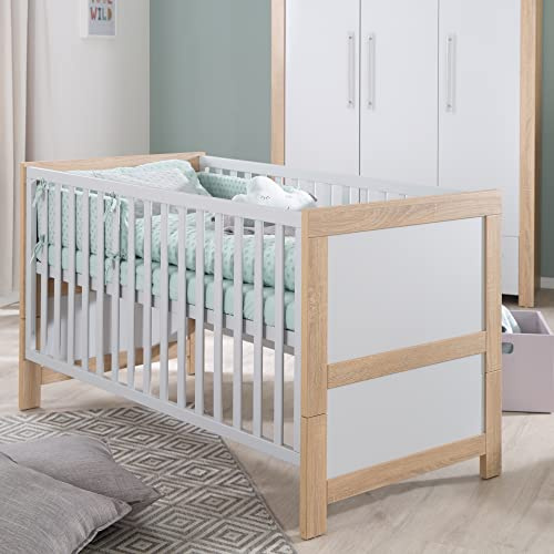 roba Kombi-Kinderbett 'Matilda', verstellbar, mitwachsend, 3 Schlupfsprossen, 70 x 140 cm, umbaubar