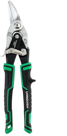 VANQUISH Aviation Tin Snips, Right Cut, Heavy Duty Metal Cutter Shears for Cutting Metal Sheet 3293